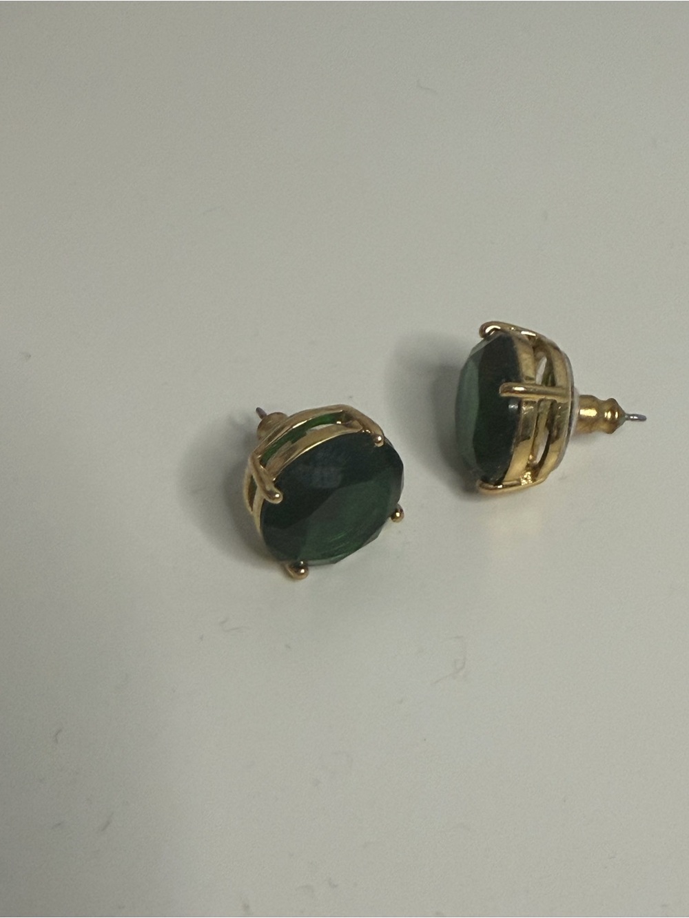 Kate Spade Green Stone Stud Earrings